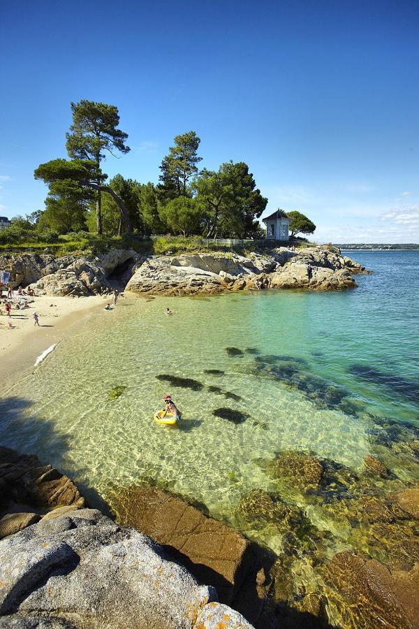Les Temps Heureux Proche Du Centre Et Plages Кимпер Екстериор снимка